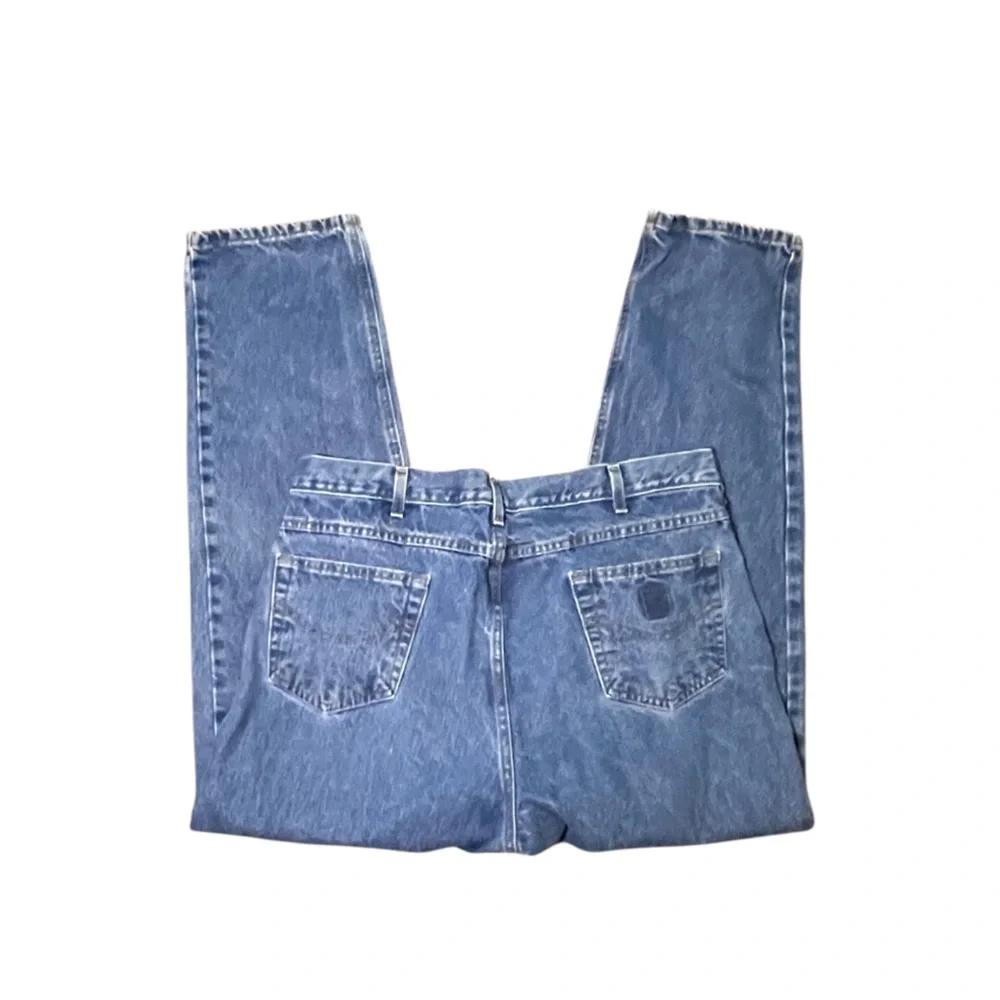 Carhartt Relaxed Fit Tapered Jeans Medium Wash 40x32